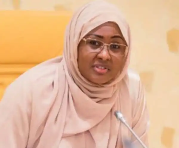 See What Aishat Buhari Said About APC Chairman That Got Nigerians Talking